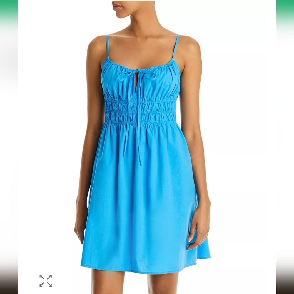 Rails Miriam Smocked Keyhole Dress